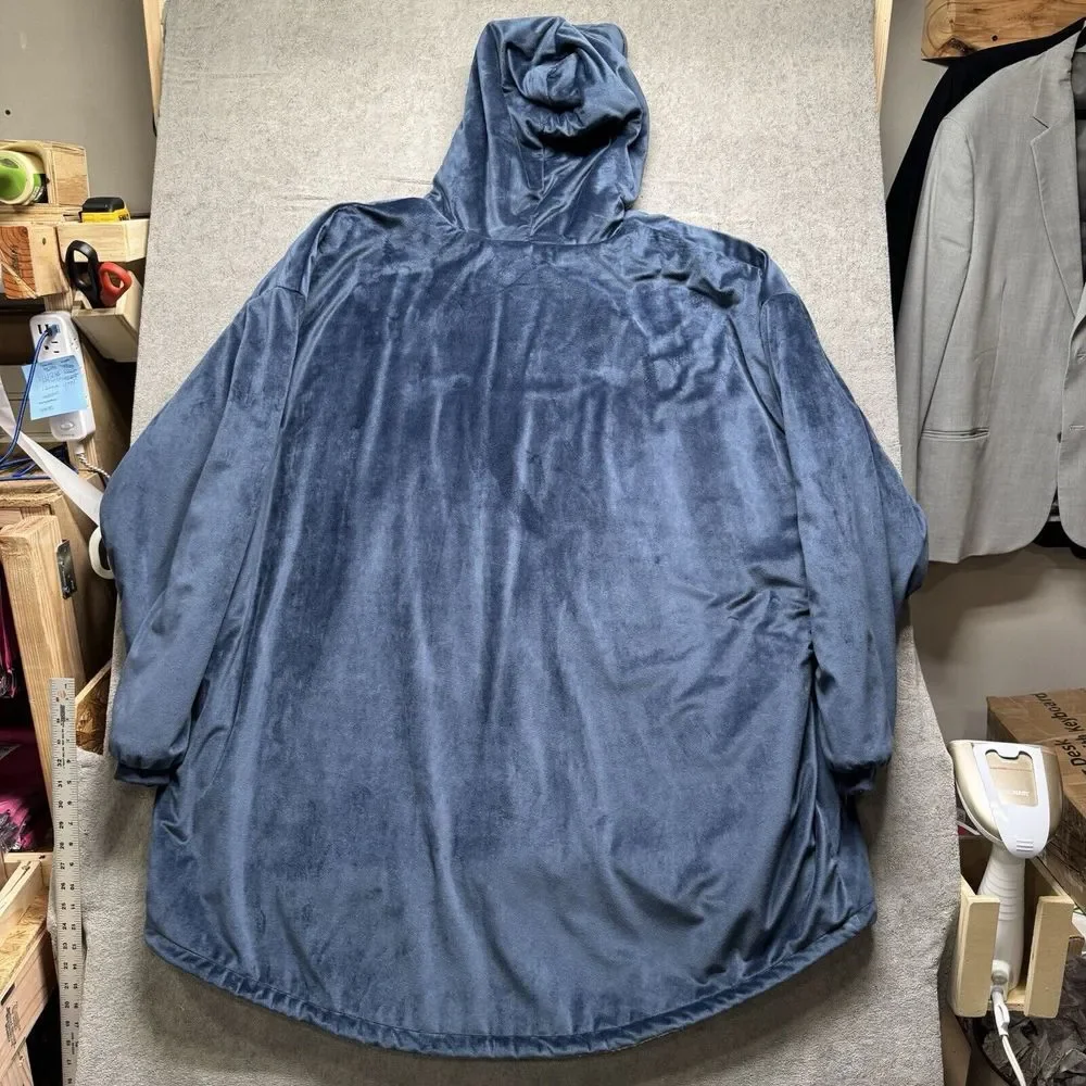 The Comfy Wearable Blanket‎ Hooded Pockets Sherpa Large Hoodie Original Soft